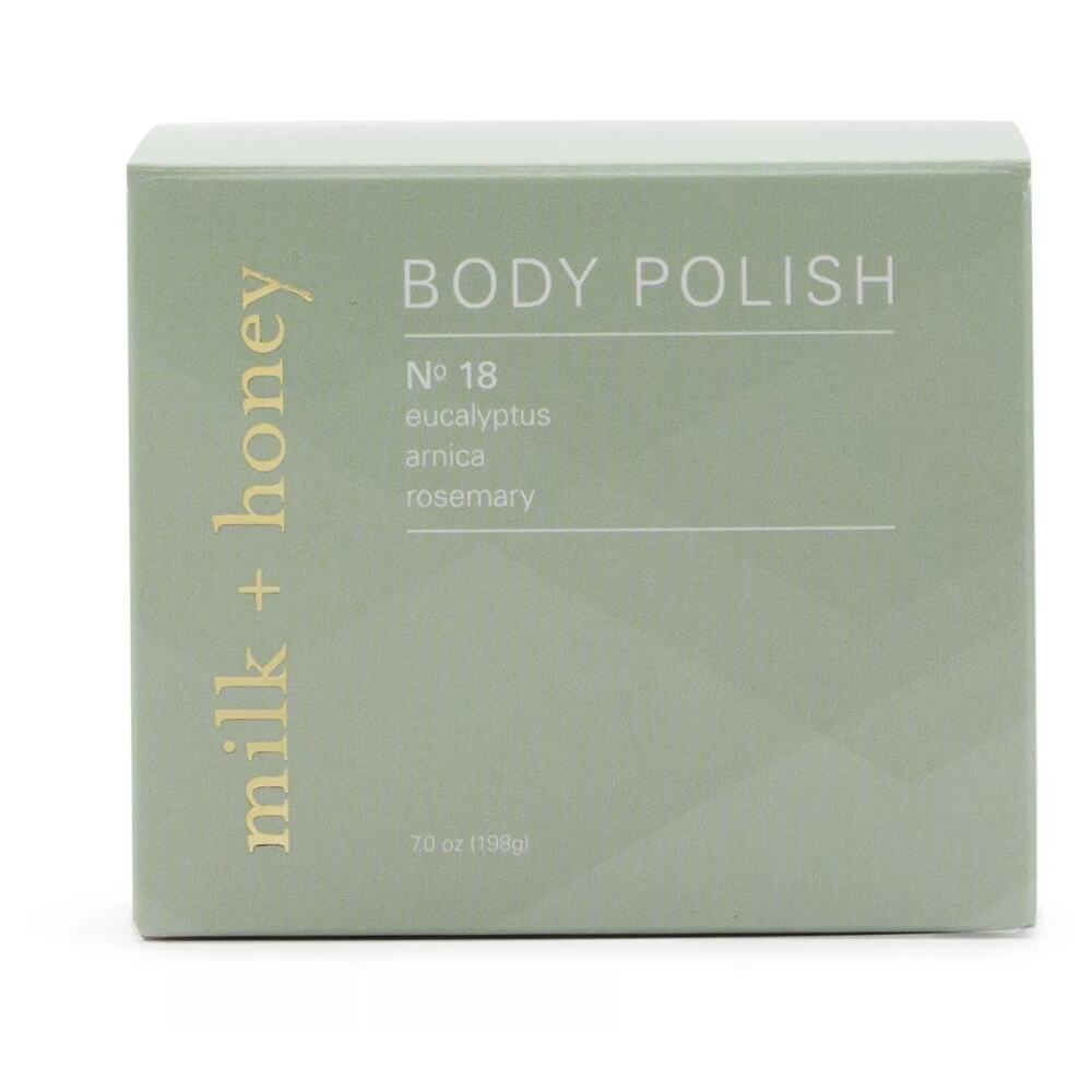 milk + honey Body Polish, No.18 Eucalyptus + Arnica + Rosemary